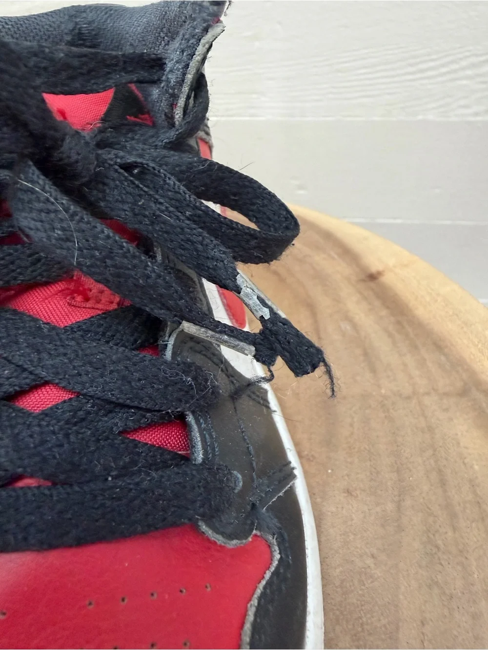 Jordan Kids Black, Red & White High-Top Sneakers